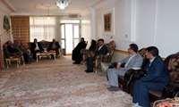 دیدار مسئولان دانشگاه با خانواده شهید مدافع سلامت در شیروان